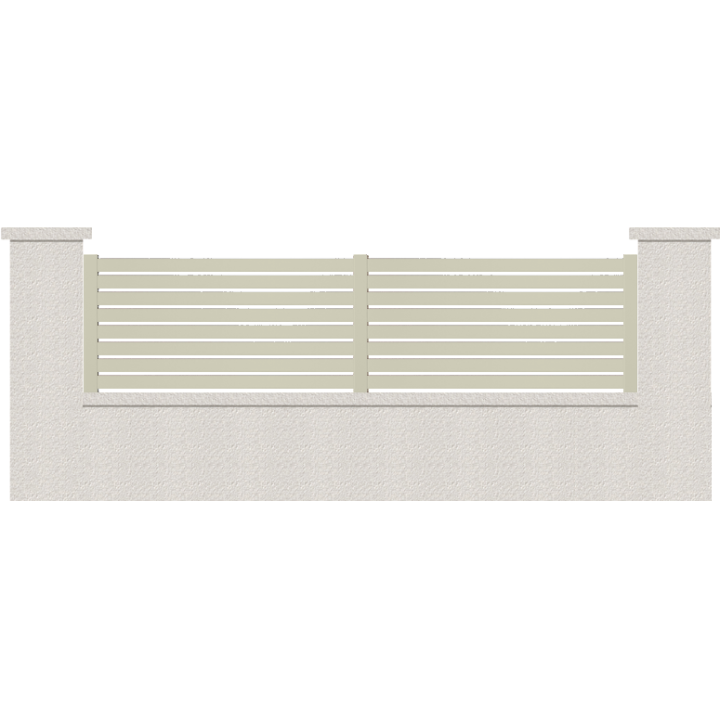 CLOTURE HERMIONE 8 LAMES  HAUTEUR 80 CM