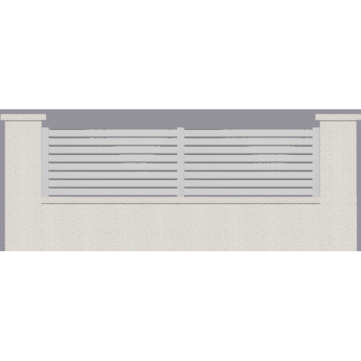 CLOTURE HERMIONE 8 LAMES  HAUTEUR 80 CM