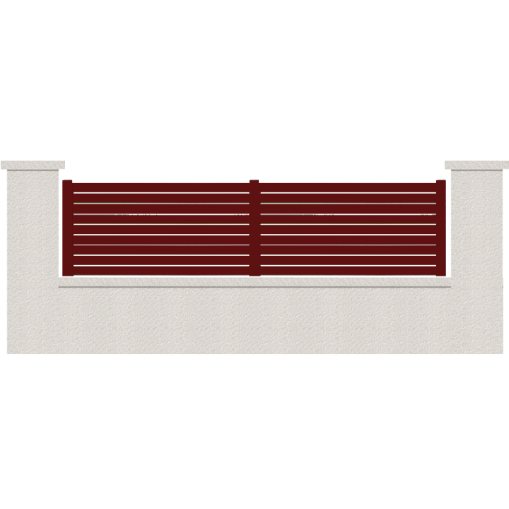 CLOTURE HERMIONE 9 LAMES  HAUTEUR 80 CM
