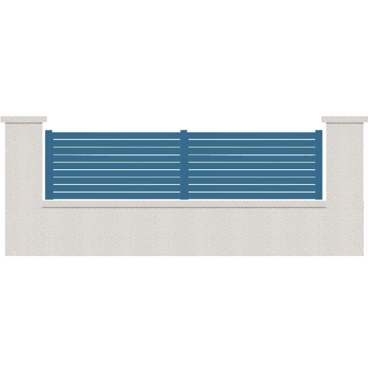 CLOTURE HERMIONE 9 LAMES  HAUTEUR 80 CM