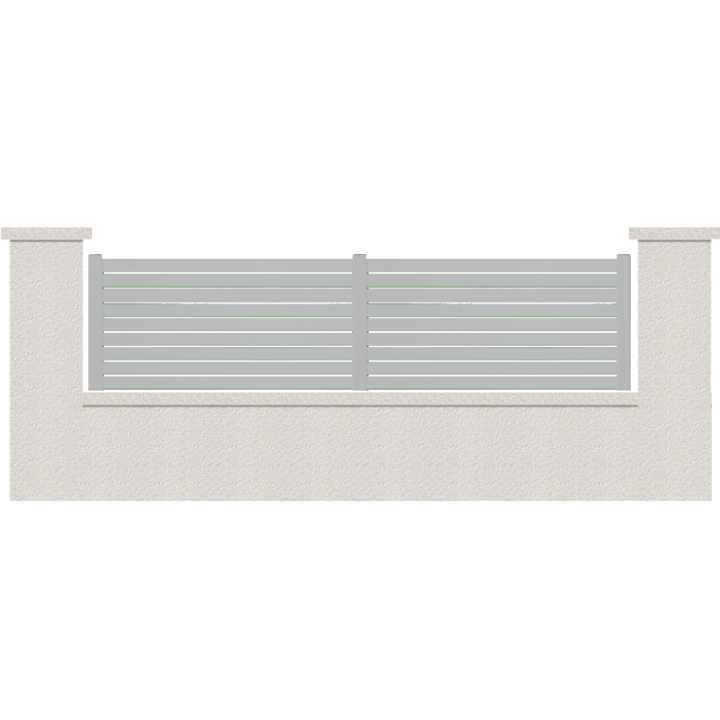 CLOTURE HERMIONE 9 LAMES  HAUTEUR 80 CM