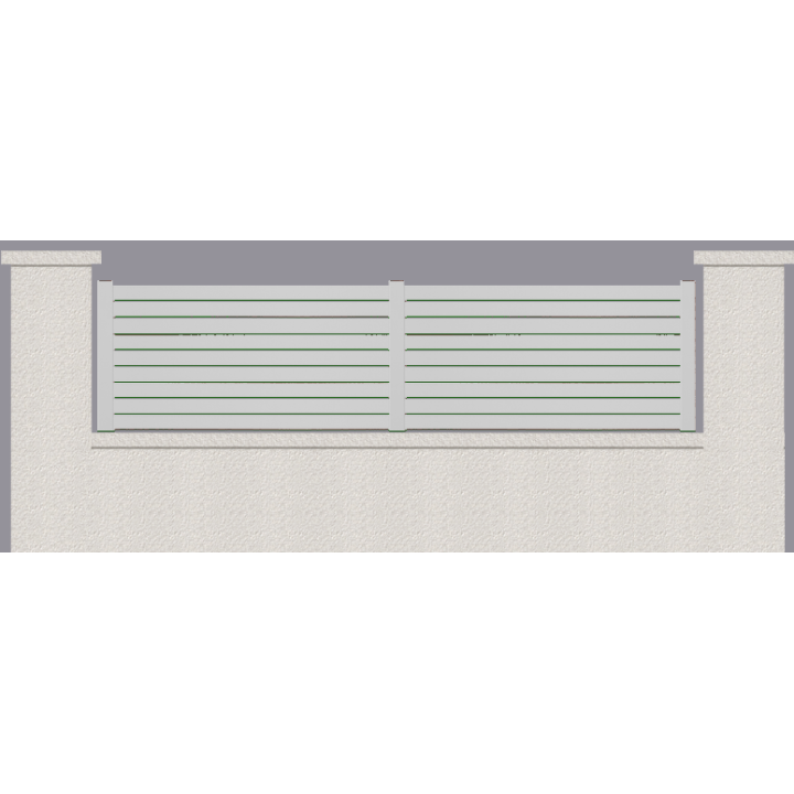 CLOTURE HERMIONE 9 LAMES  HAUTEUR 80 CM