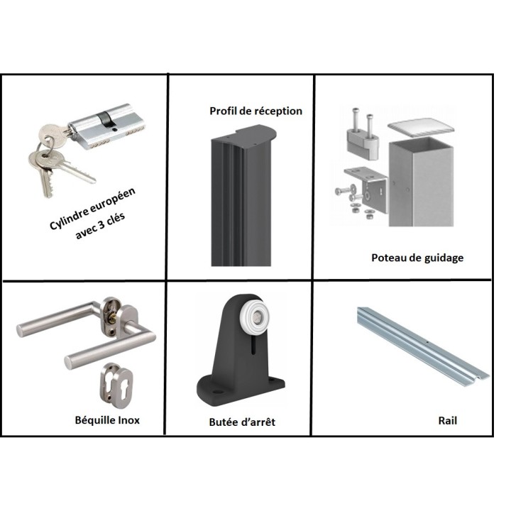 PORTAIL ALUMINIUM COULISSANT VISO - portail automatique sur mesure