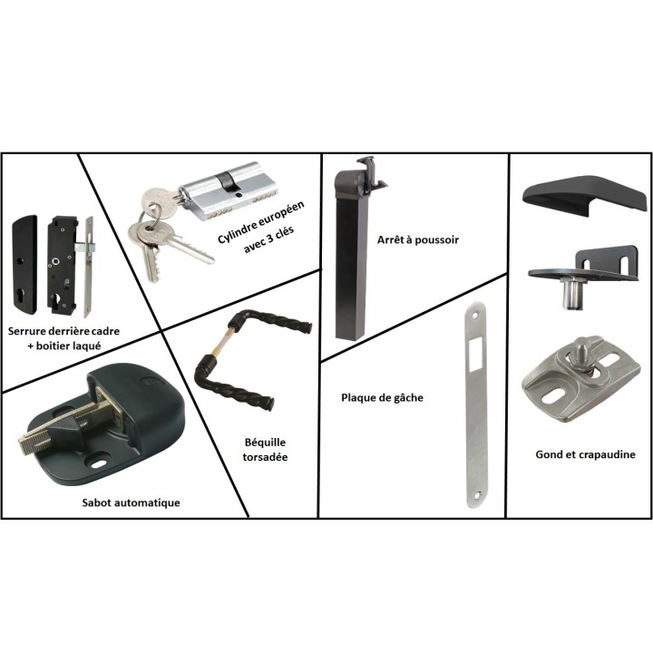 PORTLLON EN ALUMINIUM LUCAS