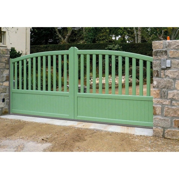 PORTAIL ALUMINIUM COULISSANT GLENANS - portail cloture coulissant