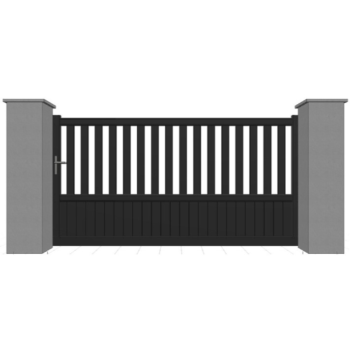 PORTAIL ALUMINIUM COULISSANT BALLAST - portail automatique sur mesure