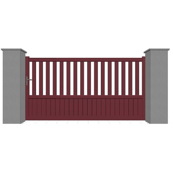 PORTAIL ALUMINIUM COULISSANT BALLAST - portail automatique sur mesure