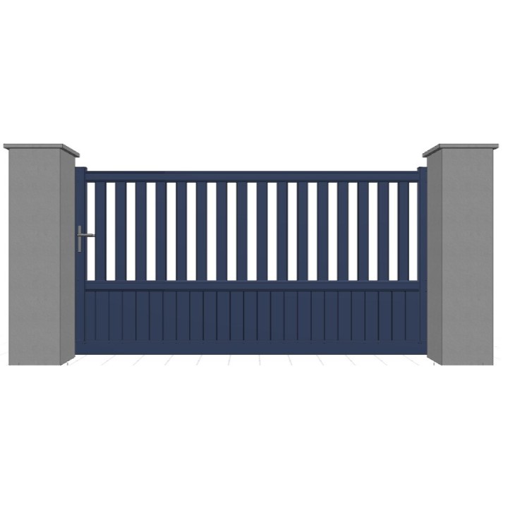PORTAIL ALUMINIUM COULISSANT BALLAST - portail automatique sur mesure