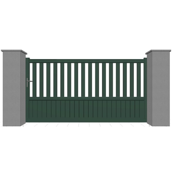 PORTAIL ALUMINIUM COULISSANT BALLAST - portail automatique sur mesure