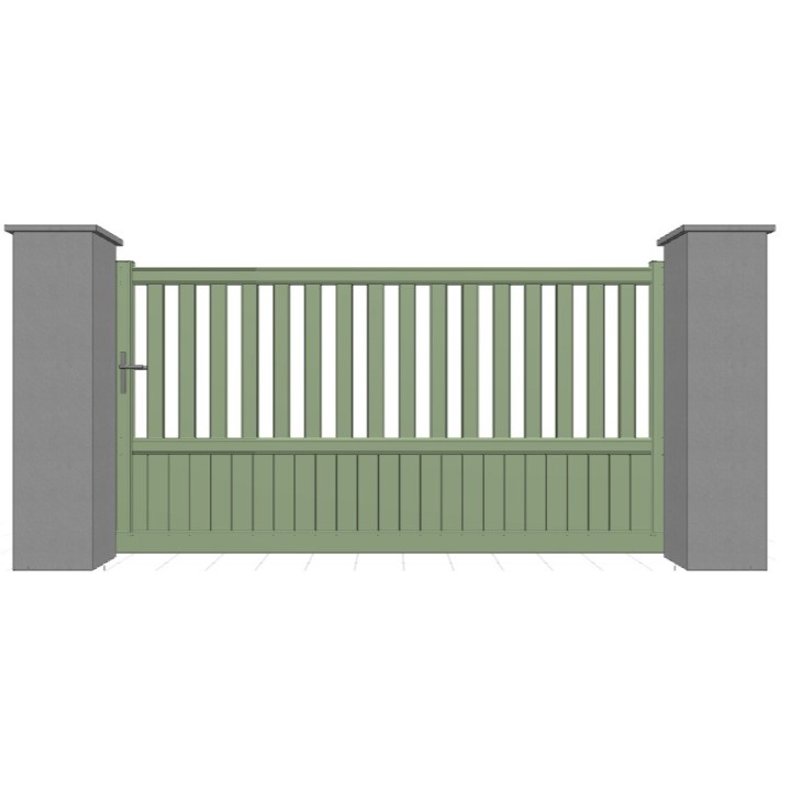 PORTAIL ALUMINIUM COULISSANT BALLAST - portail automatique sur mesure