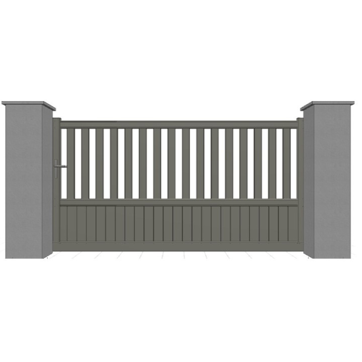 PORTAIL ALUMINIUM COULISSANT BALLAST - portail automatique sur mesure