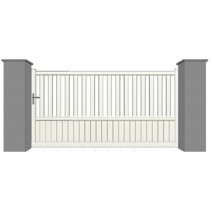 PORTAIL ALUMINIUM COULISSANT BALLAST - portail automatique sur mesure