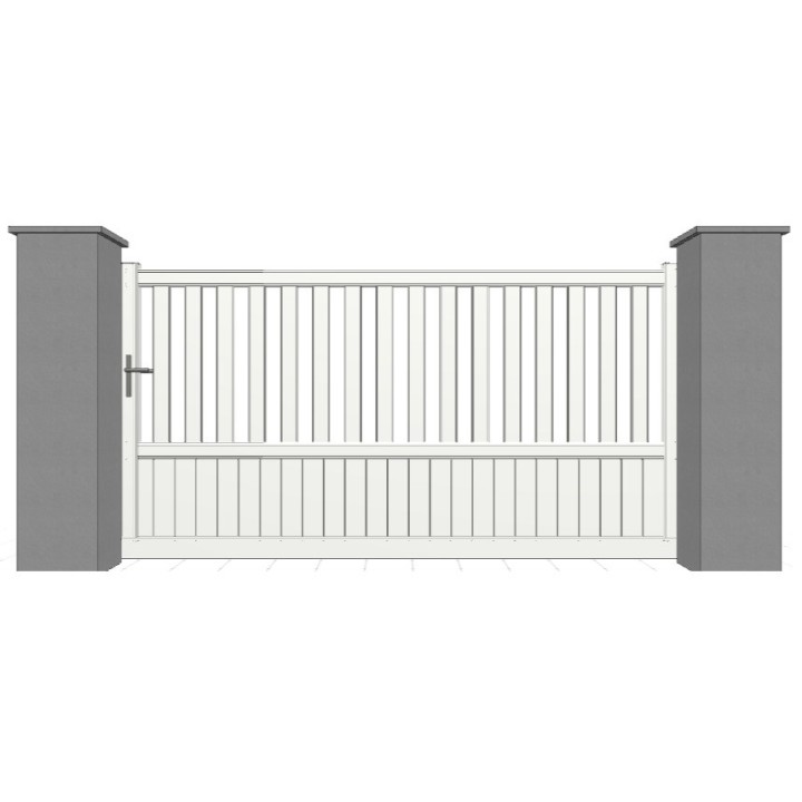 PORTAIL ALUMINIUM COULISSANT BALLAST - portail automatique sur mesure