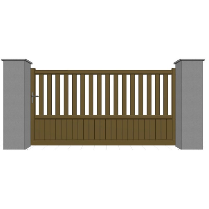 PORTAIL ALUMINIUM COULISSANT BALLAST - portail automatique sur mesure