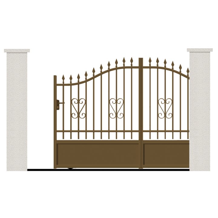 PORTAIL ALUMINIUM BATTANT CASTIGLIONE- portail aluminium