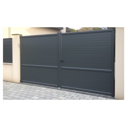 Portail ALUMINIUM battant CONDORCET - portail alu battant