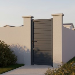 Portillon ALUMINIUM CONDORCET - portillon aluminium sur mesure