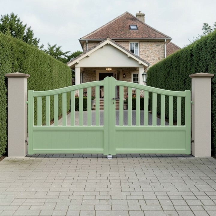 PORTAIL ALUMINIUM BATTANT SILLAGE - portail aluminium contemporain