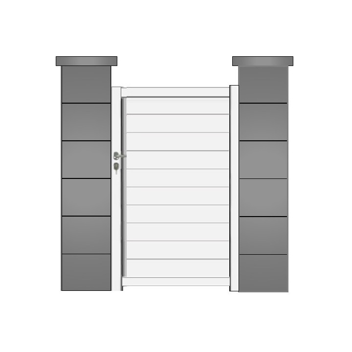 Portillon ALUMINIUM VERMONT - portillon aluminium sur mesure
