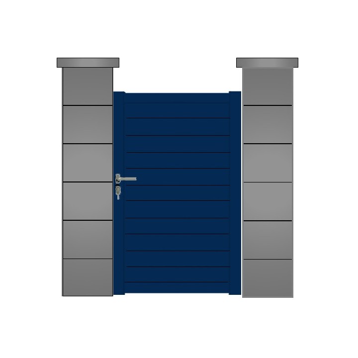 Portillon ALUMINIUM VERMONT - portillon aluminium sur mesure