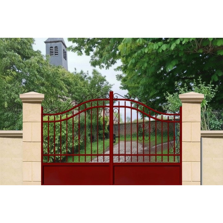 PORTAIL ALUMINIUM BATTANT MEISSONNIER- portail aluminium