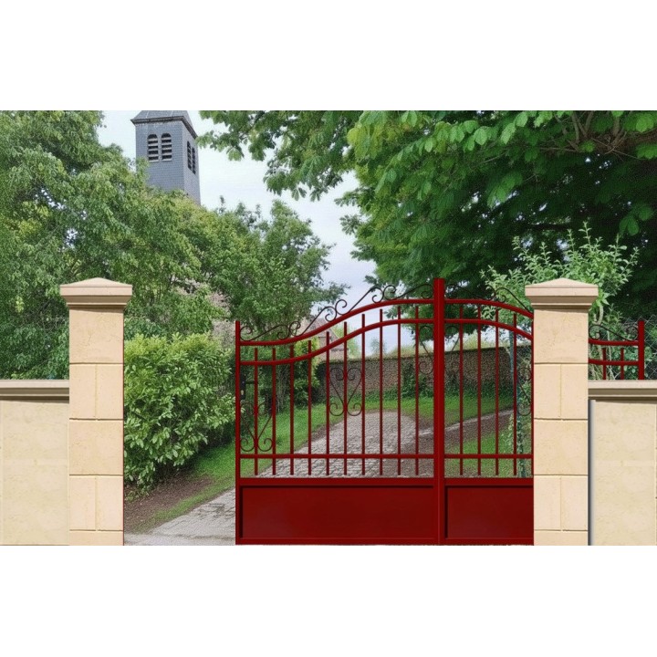 PORTAIL ALUMINIUM COULISSANT MEISSONIER - portail aluminium