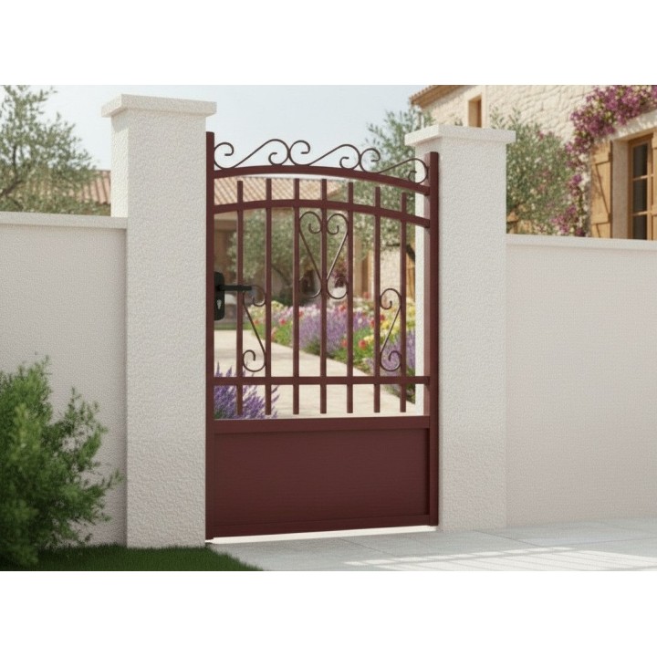 PORTILLON ALUMINIUM MEISSONIER- portail aluminium