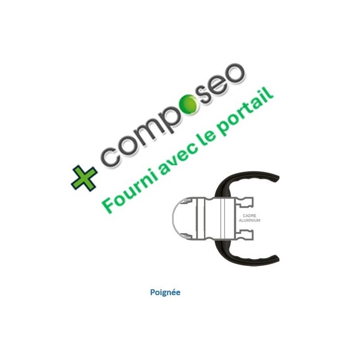Portail ALUMINIUM battant CANNES - portail alu battant