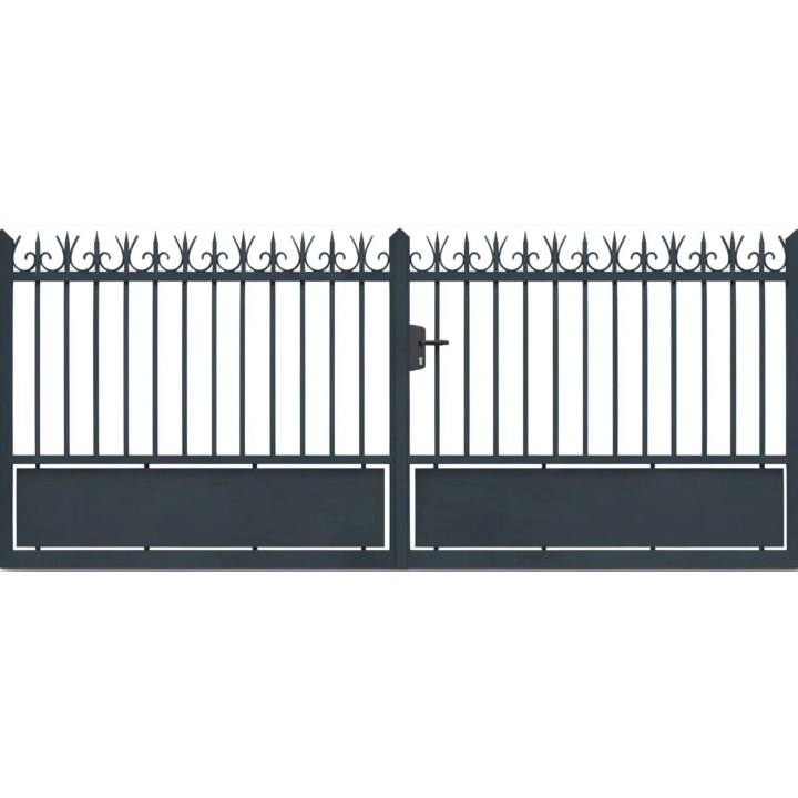 PORTAIL ALUMINIUM BATTANT MORISOT- portail aluminium