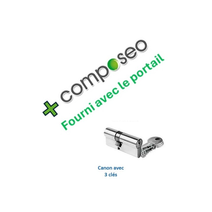 Portail ALUMINIUM battant CANNES - portail alu battant