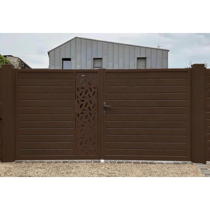 Portail ALUMINIUM battant CANNES - portail alu battant