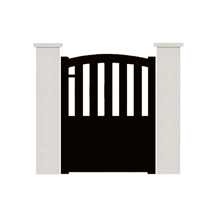 PORTILLON ALUMINIUM SILLAGE - portillon contemporain alu