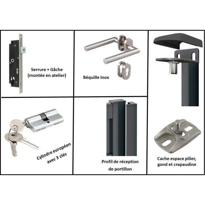 PORTILLON ALUMINIUM BALLAST - portillon sur mesure en ligne